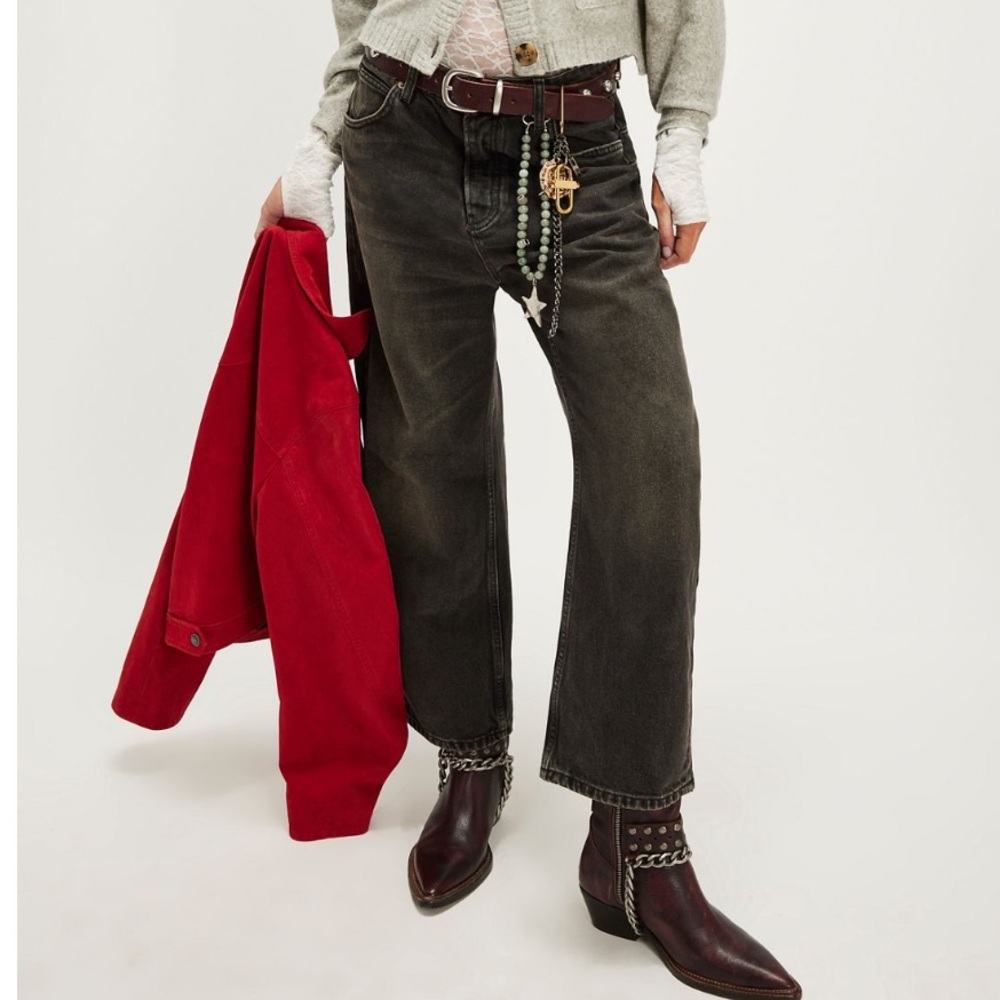 FREE PEOPLE • DEEP TRANCE BOYFRIEND JEANS